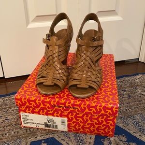 Tory Burch Nadia wedge sandal Finni Veg Leather